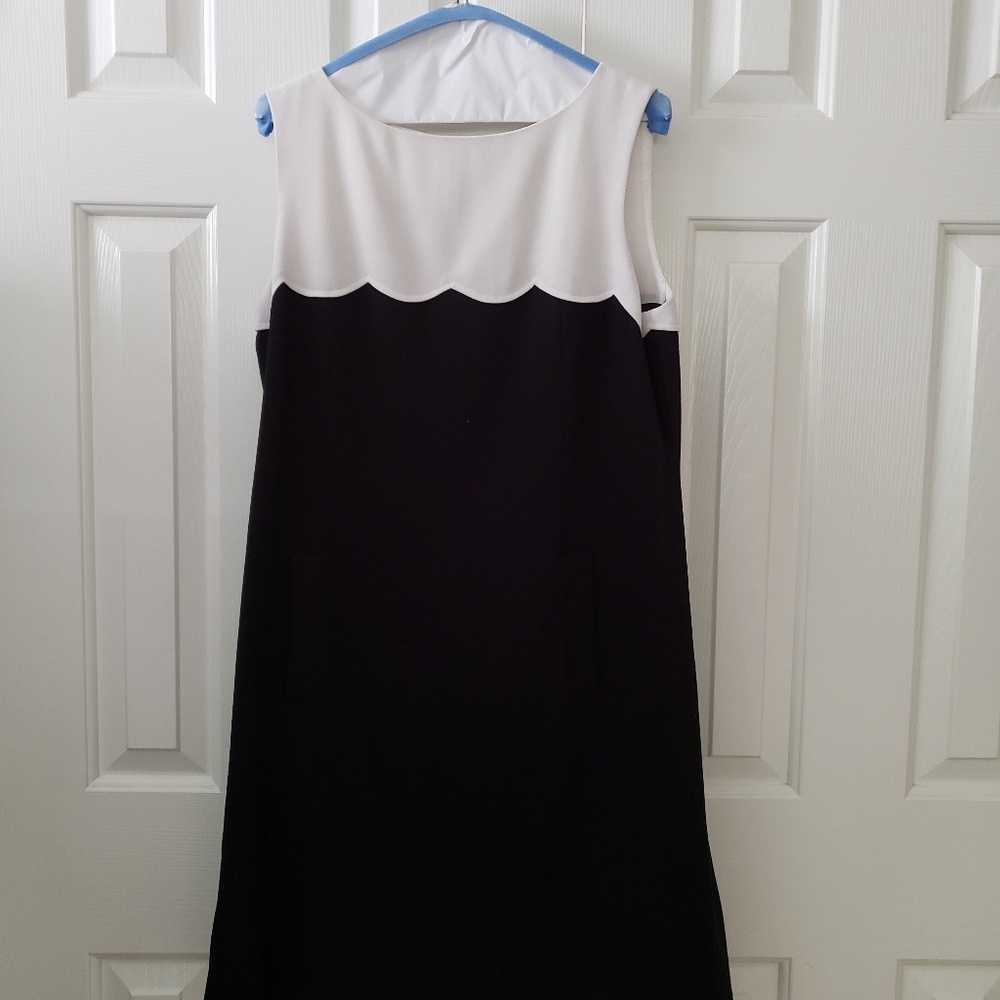 Black and white dress